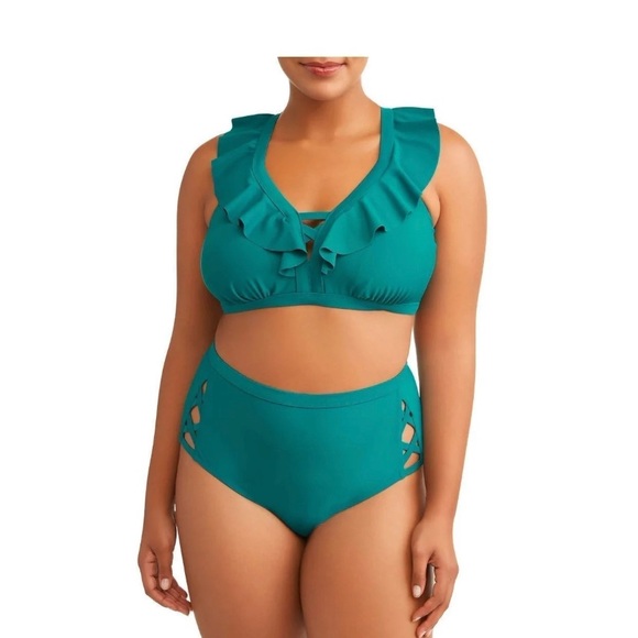 Plus size swimsuit terra & Sky women’s new 2X 4X - Picture 5 of 8